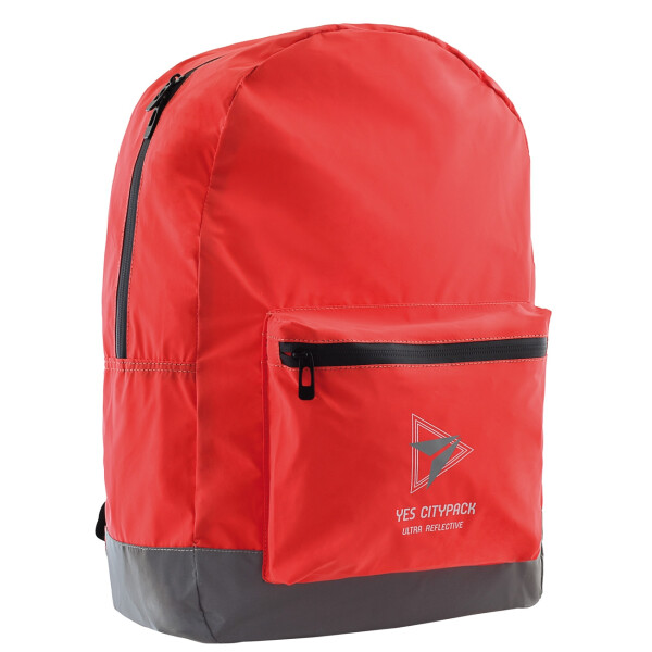 

Подростковый рюкзак YES CITYPACK T-66 Carrot 45х31х14 см Красный (557466)