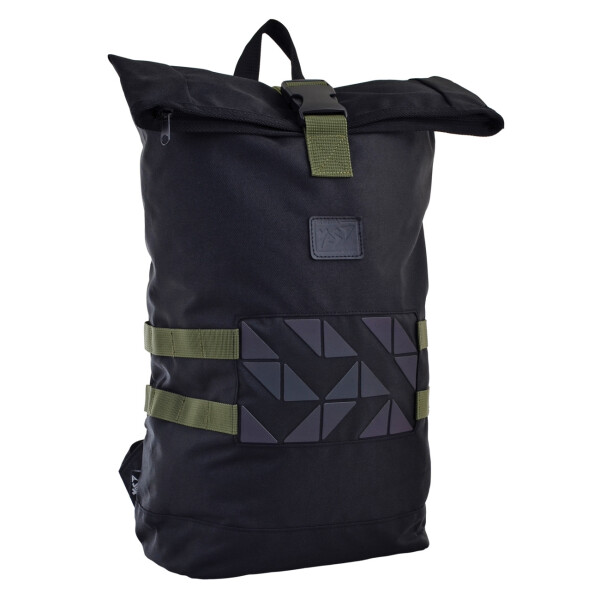 

Подростковый рюкзак YES Roll-top T-70 Navigator black для мальчика 44х27х12 см Черный (557240)