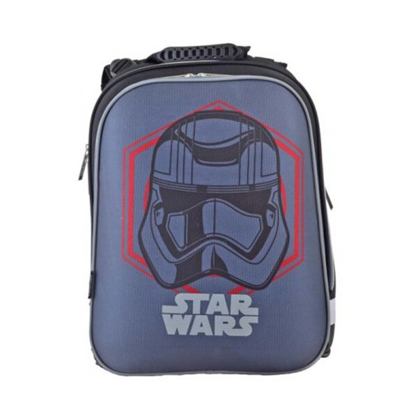 

Рюкзак для школы каркасный 1 Вересня H-12 Star Wars для мальчика 38х29х15 см Серый (554597)