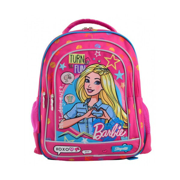 

Рюкзак школьный 1 Вересня S-22 Barbie для девочки 37х29х12 см Розовый (556335)