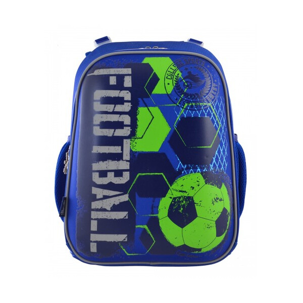 

Школьный ранец 1 Вересня H-12 Football для мальчика 38х29х15 см Синий (555946)
