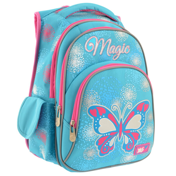 

Школьный рюкзак YES S-27 Magic для девочки 40х29,5х16 см Голубой (557135)