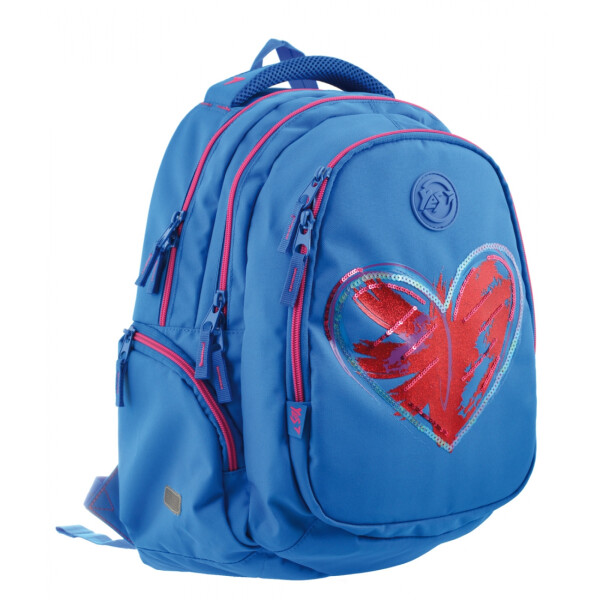 

Школьный рюкзак YES Т-22 Step One Magic heart для девочки 45х31х15 см Синий (556489)
