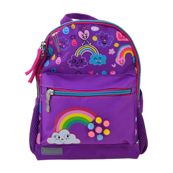 

Рюкзак детский 1 Вересня K-16 Rainbow для девочки 22,5х18,5х9,5 см Фиолетовый (554367)
