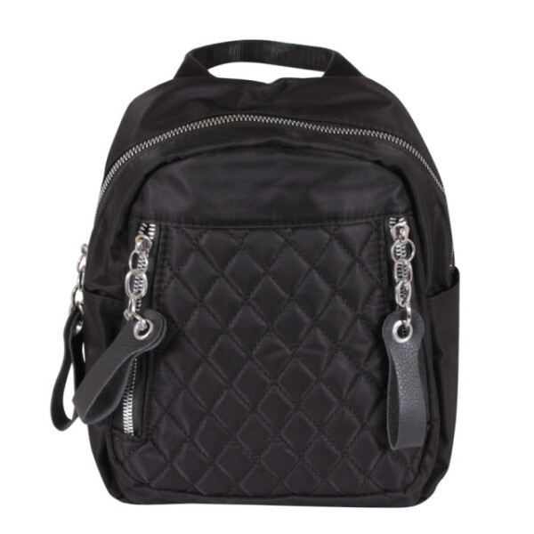 

Сумочка-рюкзак Luxury Leather Accessories из водонепроницаемого текстиля,33030.чёрный