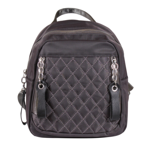 

Сумочка-рюкзак Luxury Leather Accessories из водонепроницаемого текстиля,33030.серый