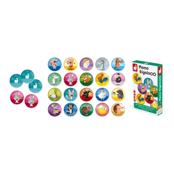 

Настольная игра мемо Janod Риголо (J02736)