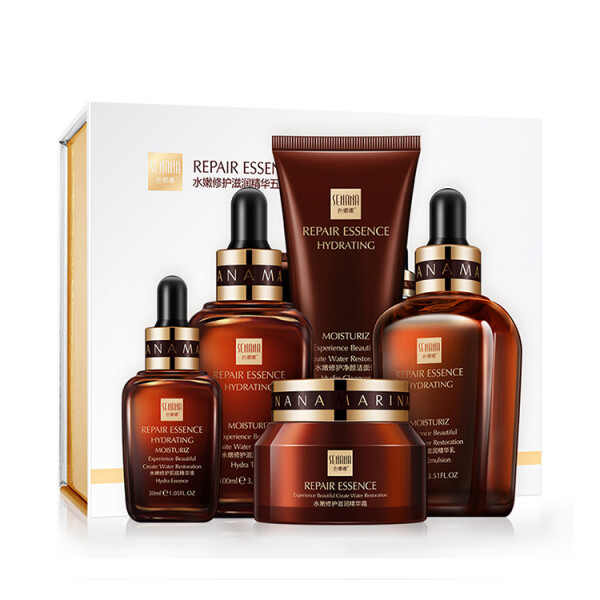 

Подарочный набор по уходу за лицом с олигопептидами и витамином Е Senana Vitamin-E Moisturizing Skin Care Set 5 шт