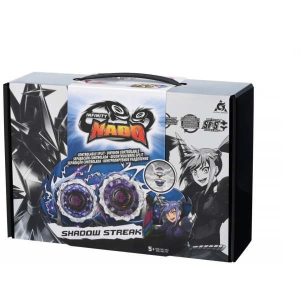 

Волчок Auldey Infinity Nado Крэк Shadow Streak Адский Призрак (YW624705)