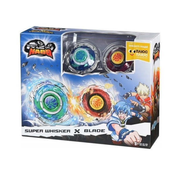 

Волчок Auldey Infinity Nado батл Super Whisker & Blade Супер Вихрь + Клинок (YW624313)