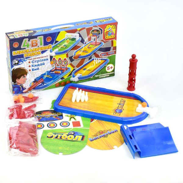

Настольная игра Fun Game Блестящий бросок 4 в 1 (7332)