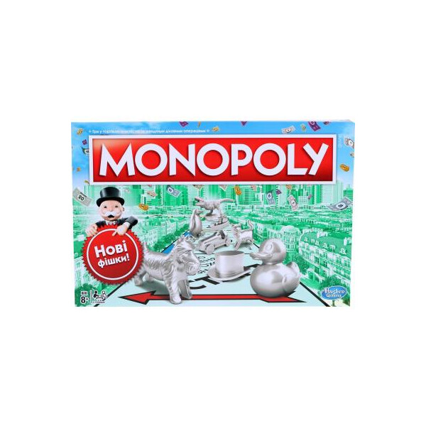 

Настольная игра Hasbro Классическая Монополия обновленная (украинская) (C1009_657)