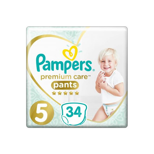 

Подгузник Pampers Premium Care Pants Junior Размер 5 (12-17 кг), 34 шт. (8001090759870)