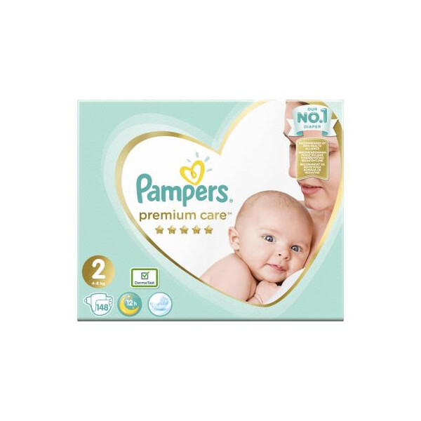 

Подгузник Pampers Premium Care Mini Размер 2 (4-8 кг), 148 шт (4015400770275)
