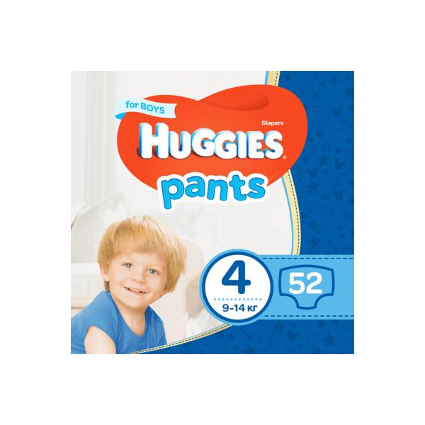 

Подгузник Huggies Pants 4 для мальчиков (9-14 кг) 72 шт (5029053564104)