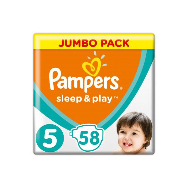 

Подгузник Pampers Sleep & Play Junior Размер 5 (11-16 кг), 58 шт (4015400203582)