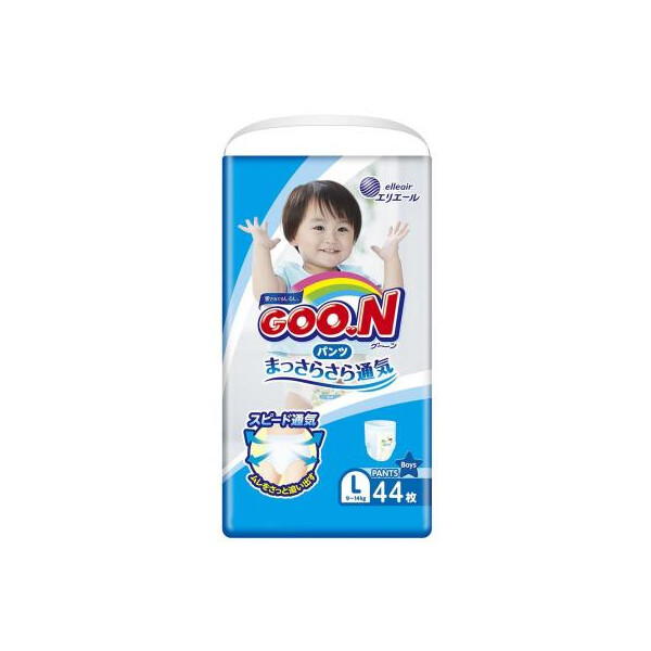 

Подгузник GOO.N Трусики для мальчиков 9-14 кг (L, 44 шт) (853627)