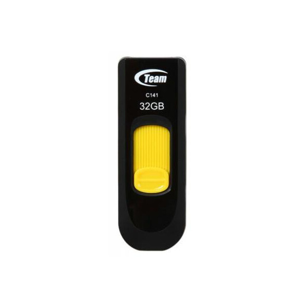 

USB флеш накопитель Team 32GB Team C141 Yellow USB 2.0 (TC14132GY01)