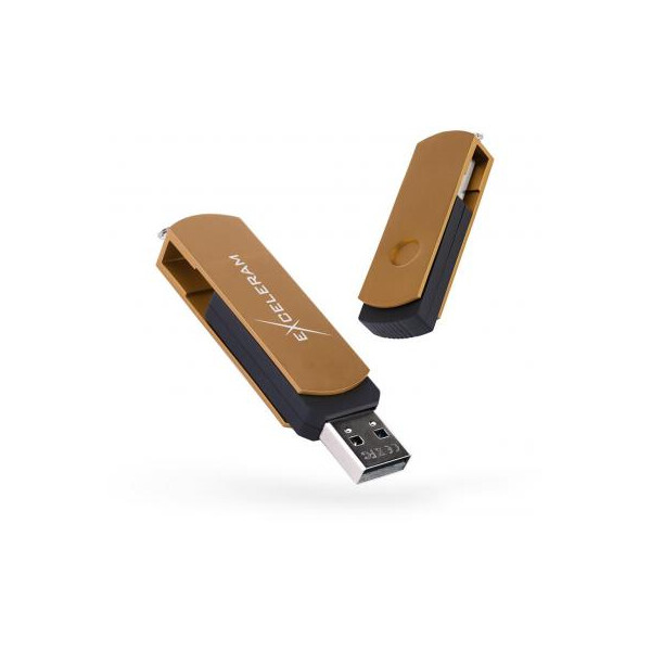 

USB флеш накопитель eXceleram 32GB P2 Series Brown/Black USB 2.0 (EXP2U2BRB32)