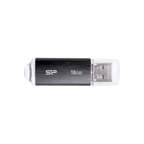 

USB флеш накопитель Silicon Power 16GB Ultima U02 Black USB 2.0 (SP016GBUF2U02V1K)