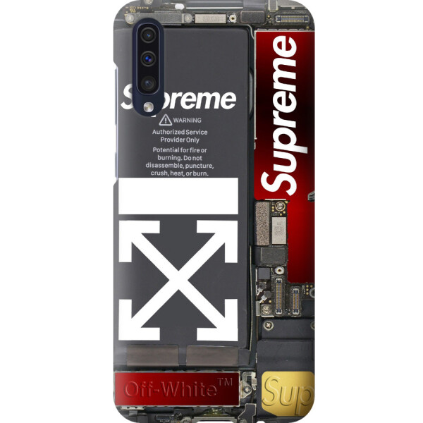 

Чехол силиконовый бампер FTS на Samsung Galaxy A50 2019 A505F рисунком Supreme