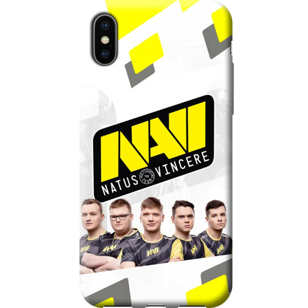 

Силиконовый чехол бампер FTS для Apple iPhone Xs Max c рисунком Natus Vincere 2020