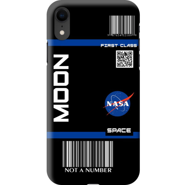 

Силиконовый чехол бампер FTS для Apple iPhone Xr с рисунком NASA Travel