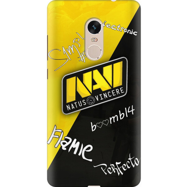 

Чехол силиконовый бампер FTS на Xiaomi Redmi Note 4 с рисунком Natus Vincere Автографы