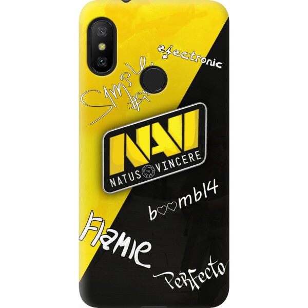 

Чехол силиконовый бампер FTS на Xiaomi Mi A2 Lite с рисунком Natus Vincere Автографы
