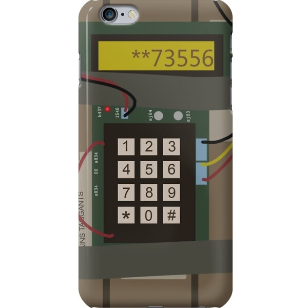 

Силиконовый чехол бампер FTS для Apple iPhone 6 Plus /6s Plus с дизайном CSGO Бомба