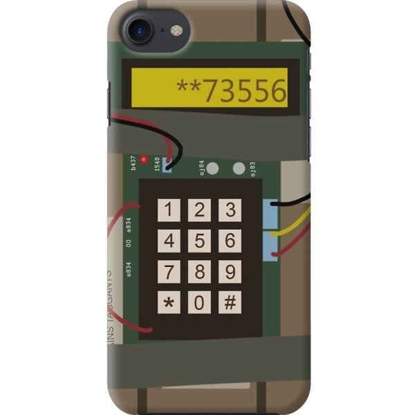 

Силиконовый чехол бампер FTS для Apple iPhone 7/8 с дизайном CSGO Бомба