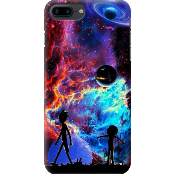 

Силиконовый чехол бампер FTS для Apple iPhone 7 Plus / 8 Plus с дизайном Рик и Морти Космос