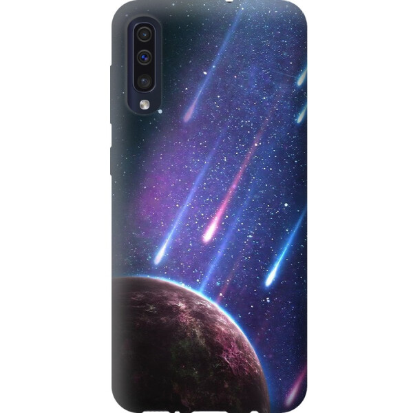 

Чехол силиконовый бампер FTS на Samsung Galaxy A30s A307F c рисунком Космос Звездопад