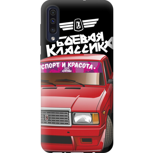 

Чехол силиконовый бампер FTS на Samsung Galaxy A50 2019 A505F c рисунком ВАЗ Боевая классика