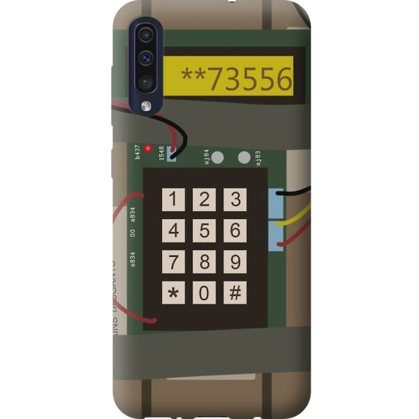 

Чехол силиконовый бампер FTS на Samsung Galaxy A50 2019 A505F c рисунком CSGO Бомба