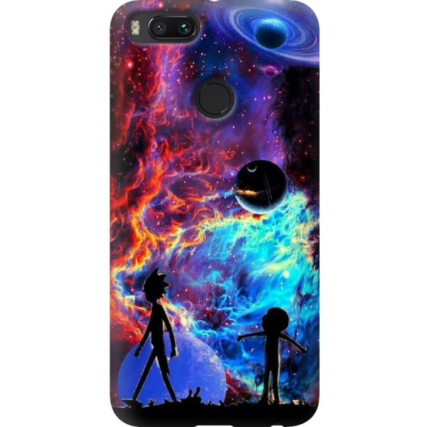 

Чехол силиконовый бампер FTS на Xiaomi Mi A1 с рисунком Рик и Морти Космос