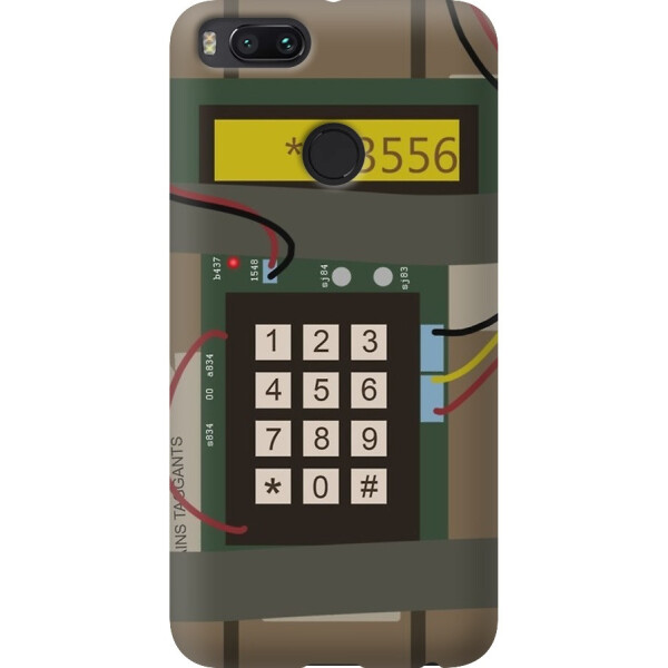 

Чехол силиконовый бампер FTS на Xiaomi Mi A1 с рисунком CSGO Бомба