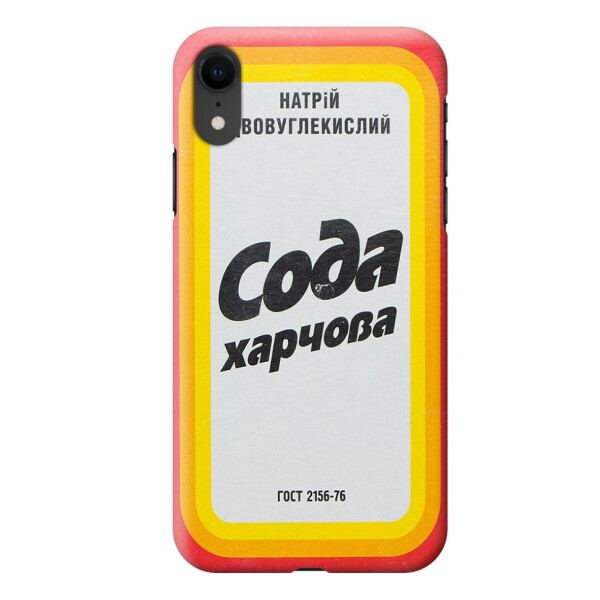 

Чехол силиконовый бампер FTS для Apple iPhone Xr с дизайном Сода
