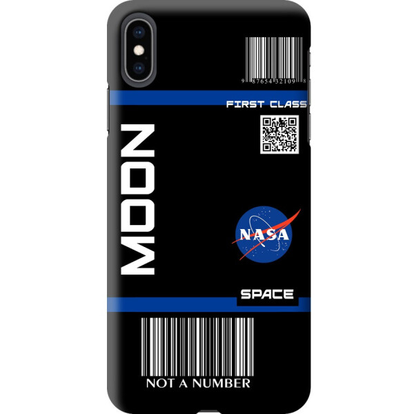 

Силиконовый чехол бампер FTS для Apple iPhone Xs Max c рисунком NASA Travel