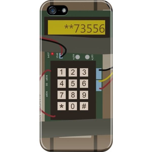 

Силиконовый чехол бампер FTS для Apple iPhone 5/5S/SE с дизайном CSGO бомба