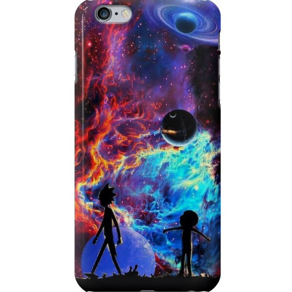 

Силиконовый чехол бампер FTS для Apple iPhone 6 Plus /6s Plus с дизайном Рик и Mорти космос