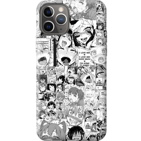 

Силиконовый чехол бампер FTS для Apple iPhone 11 Pro с дизайном Аниме Ахэгао