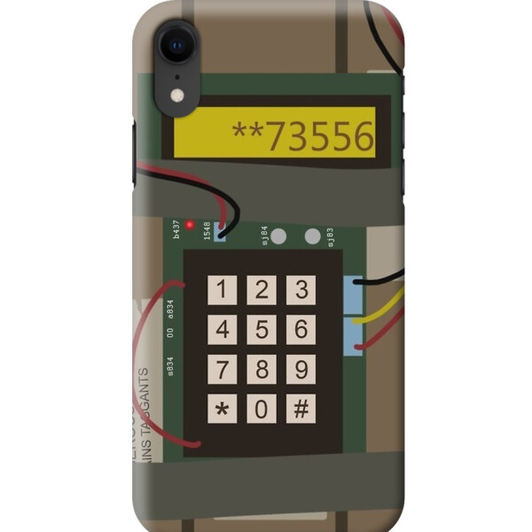 

Силиконовый чехол бампер FTS для Apple iPhone Xr с дизайном CSGO Бомба