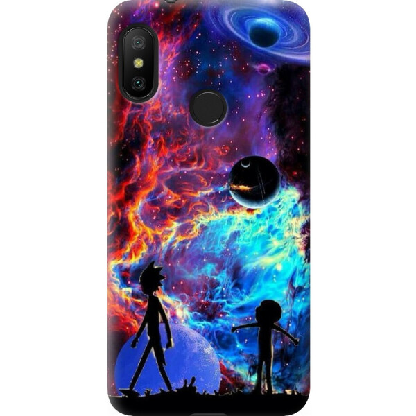 

Чехол силиконовый бампер FTS на Xiaomi Mi A2 Lite c рисунком Рик и Морти Космос