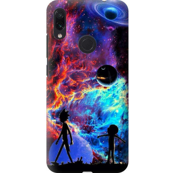 

Чехол силиконовый бампер FTS на Xiaomi Redmi Note 7 c рисунком Рик и Морти Космос