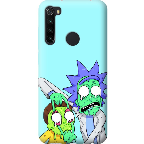 

Чехол силиконовый бампер FTS на Xiaomi Redmi Note 8 c рисунком Рик и Морти