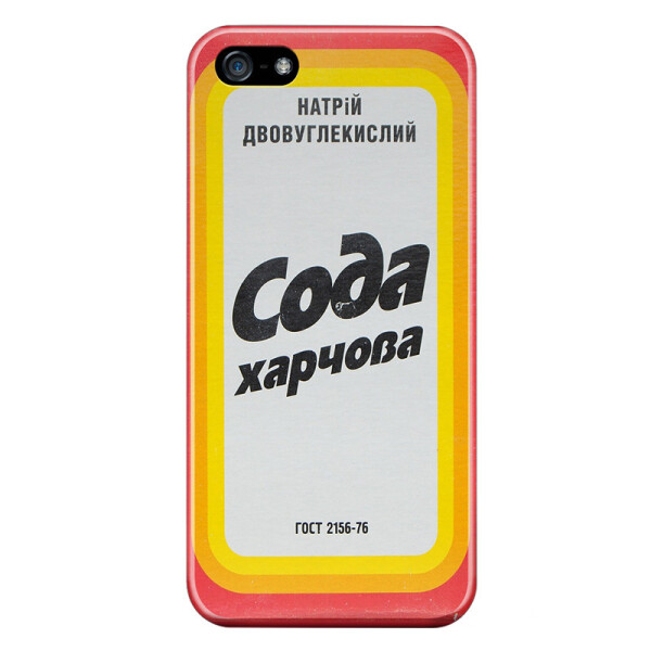 

Чехол силиконовый бампер FTS для Apple iPhone 5/5S/SE с дизайном Сода