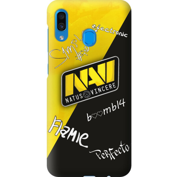 

Чехол силиконовый бампер FTS на Samsung Galaxy A30 2019 A305F с рисунком Natus Vincere Автографы