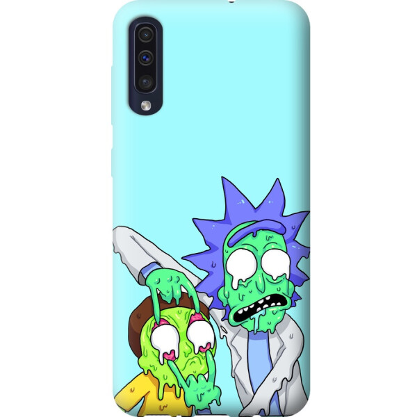 

Чехол силиконовый бампер FTS на Samsung Galaxy A50 2019 A505F c рисунком Рик и Морти