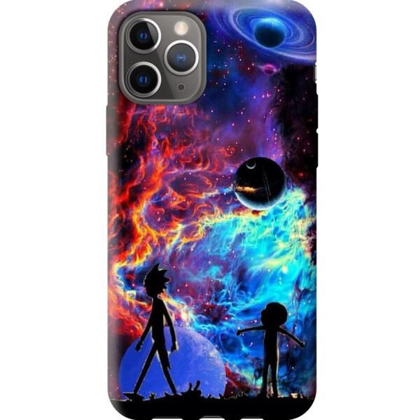 

Силиконовый чехол бампер FTS для Apple iPhone 11 Pro с дизайном Рик и Морти космос